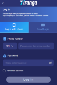 tiranga game login